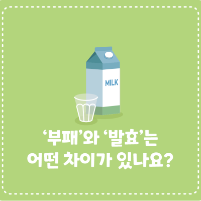 [지식대백과] ‘부패’와 ‘발효’는 어떤 차이가 있나요?